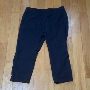 Women's Nylon water resistant Track Pants. Great for hiking or camping.